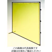 エスコ 2000x2000mm 溶接作業フェンスセット(黄色) EA334BN-20Y 1セット（直送品）