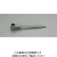 エスコ 17mm/220mm 片口ラチェットレンチ EA602AP-17 1本（直送品）