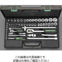 エスコ 1/4”DR・1/2”DR ソケットレンチセット EA617DC-5A 1組(1セット)（直送品）