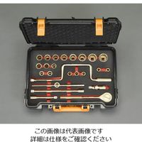 エスコ 1/2”DR/16点 ソケットレンチセット(ノンスパーキング) EA643FC-101 1セット（直送品）