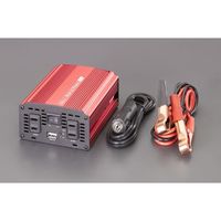 エスコ DC24V→AC100V/300W インバーター EA812JA-4D 1台（直送品）