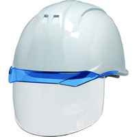 DIC 透明バイザーヘルメット(シールド面付) AA11EVOーCS KP 白/ブルー AA11EVO-CS-HA6-KP-W/B 1個（直送品）