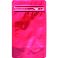 生産日本社 セイニチ 「ラミジップ」 アルミカラースタンドタイプ 赤 130×100+30 (50枚入) AL-1013R 1袋(50枚)（直送品）
