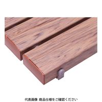 テラモト 抗菌安全スノコ(完成品)400×1800mm 木調 MR-093-314-9 1枚 114-1317（直送品）