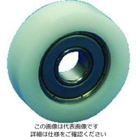 トラスコ中山 TRUSCO 樹脂ベアリング Eシリーズ フラットタイプ軸穴 外径20mm TEFH2006 1個 115-7012（直送品）