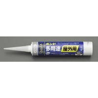 エスコ 333ml 多用途接着剤(屋外用) EA935K-12 1セット(1332mL:333mL×4本)（直送品）