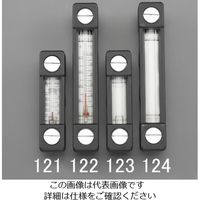 エスコ 127mm レベルインジケーター(温度計/プロテクター付) EA949CX-122 1セット(2個)（直送品）