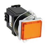 エスコ（esco） AC100V LED表示燈（角型・橙） 1セット（2個） EA940DB-24A（直送品）