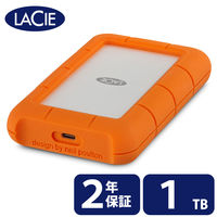 HDD 外付け 1TB ポータブル Rugged USB-C 2EUAP8 LaCie 1個