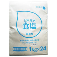 日本海水 食塩 1kg  503415  1袋(24Kg：1Kg×24個入 )