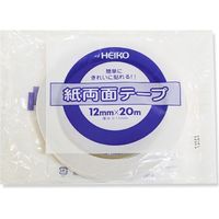 シモジマ HEIKO 紙両面テープ 12×20 002068110 1セット(1巻入×40巻 合計40巻)（直送品）
