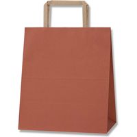 【ケース販売】HEIKO 紙袋 25チャームバッグ 平手 S2 れんが 003264056 1ケース(50枚×6袋 合計300枚)（直送品）