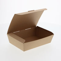 【ケース販売】HEIKO 食品箱 ネオクラフト スナックボックス M 004248001 1ケース(20枚入×8袋 合計160枚)（直送品）
