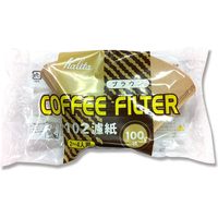 カリタ コーヒー濾紙NK102 ブラウン 004753152 1セット(100枚入×80袋 合計8000枚)（直送品）