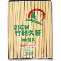 佐藤木材工業 竹利久21CM 004970760 1セット（100本入×30）（直送品）
