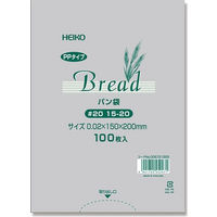 シモジマ PPパン袋 #20 15-20 006721555 1セット（100枚入×10）（直送品）