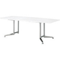 プラス 会議テーブル スタンダードテーブル ラウンド天板 幅2100mm