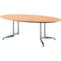 プラス 会議テーブル スタンダードテーブル オーバル天板