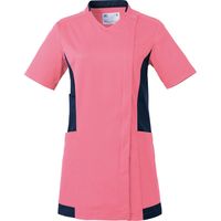 ミズノ ケーシージャケット 女性用 ピンク×ネイビー L MZ-0183（取寄品）