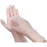 【使いきりビニール手袋】 オカモト 塩化ビニール製PVCディスポPFロング No-1220-L 1袋（100枚）