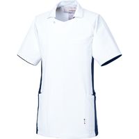 明石スクールユニフォームカンパニー メンズジャケット ホワイト ×ネイビー S UQM1102（直送品）
