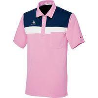 ルコックスポルティフ ニットシャツ ピンク EL UZL3071（直送品）