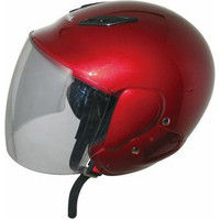 TNK工業 WS-202 wish ヘルメット キャンディレッド FREE（58-59cm） 507427（直送品）