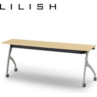 イトーキ 折りたたみテーブル リリッシュ2 プレーン天板タイプ（幕板なし） K（アールタイプ）