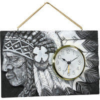 アーテック 黒彫板丸型時計かべかざり 20126（直送品）