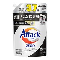 アタックZERO（アタックゼロ） ドラム式専用 抗菌+（プラス） 詰替1280g 1個 花王