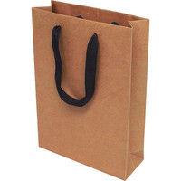 ヤマニパッケージ クラフト平ひもバッグS YOH-200 1ケース（100枚：10枚袋入×10）（直送品）