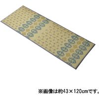 イケヒコ キッチンマット 国産い草 シンプル 滑りにくい加工 『お花畑』 幅2400×奥行430mm