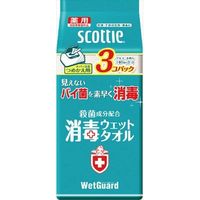 日本製紙クレシア スコッティ消毒ウェットボックス替え40枚×3P 4901750774226 1セット（12個）（直送品）