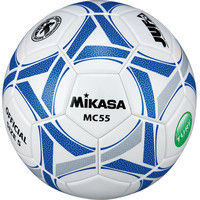 ミカサ】 全日本大学サッカー連盟 唯一の公式試合球 サッカーボール5号 貼り 天然ゴムチューブ 白青 MC55-WBL（直送品）
