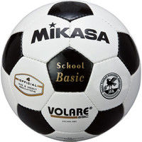 ミカサ】 小学生用サッカー4号 検定球 亀甲手縫いボール 白/黒 SVC402SBC-WBK 2個（直送品）
