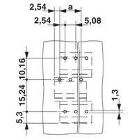 プリント基板用端子台 ねじ接続式 2極3列 MK3DS 3/ 2-508 ABGY（直送品）