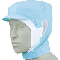 住商モンブラン MONTBLANC（モンブラン） ショート頭巾帽子 兼用 エコ ブルー M 9-1027 1枚（直送品）
