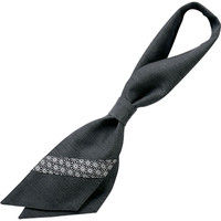 住商モンブラン MONTBLANC（モンブラン） ループ付スカーフ 兼用 和柄 チャコール/黒 フリー 9-675 1枚（直送品）