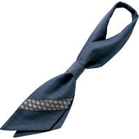 住商モンブラン MONTBLANC（モンブラン） ループ付スカーフ 兼用 和柄 ネイビー/黒 フリー 9-677 1枚（直送品）