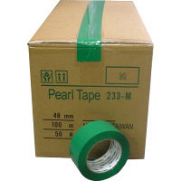カラーOPP粘着テープ55μ 48mm×100m 緑 KS-NO.233M-GRN-50P 1セット（50巻） 菊水テープ（直送品）