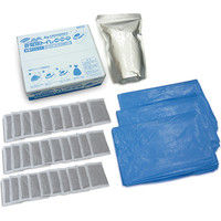【防災用品】ブレイン 抗菌非常用トイレ（汚物袋付き）BR-905 1セット（10箱：300回分）（直送品）