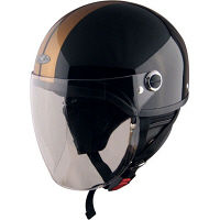 TNK工業 SQ-32 ヘルメット ブラック/ゴールド FREE（58-59cm） 511028（直送品）