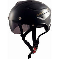 TNK工業 STR ヘルメット ハーフマッドブラック FREE（58-59cm）