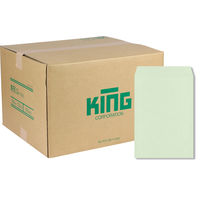 キングコーポレーション 角形2号 Hiソフトカラーグリーン スミ貼 エルコン付 070453 1箱（500枚入）（直送品）