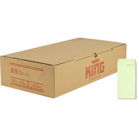 キングコーポレーション 長形3号 70g スミ貼ウグイス 080121　1箱(1000枚入)（直送品）