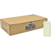 キングコーポレーション 長形3号 85g スミ貼シルバー 080124　1箱(1000枚入)（直送品）