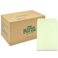 キングコーポレーション 角形2号 100g スミ貼ウグイス 080431 1箱（500枚入）（直送品）