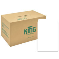 キングコーポレーション 角形2号 100g スミ貼 白特ケント 080461 1箱（100枚入）（直送品）