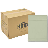 キングコーポレーション 角形2号 箱貼封筒 120gグレー 100306 1箱（100枚入）（直送品）