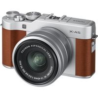 富士フイルム ミラーレス一眼 X-A5LK-BW ブラウン FUJIFILM X-A5 レンズキット 2424万画素 APS-C Wi-Fi対応（直送品）